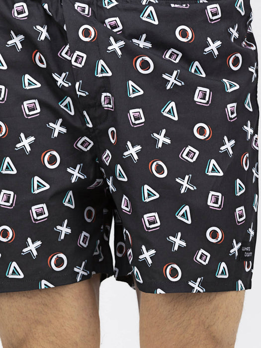 Whats Down Black Playstation Boxers - Local Option