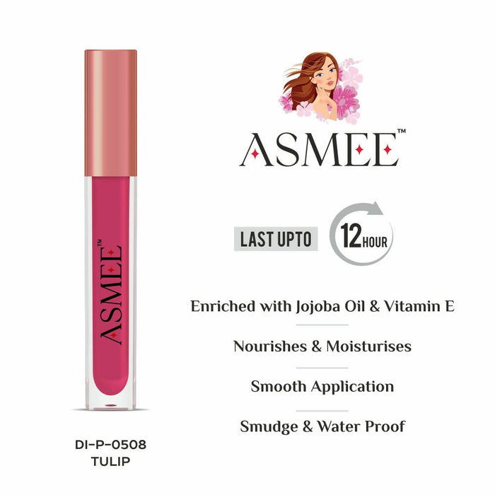 Asmee Liquid Matte lipstick- Tulip