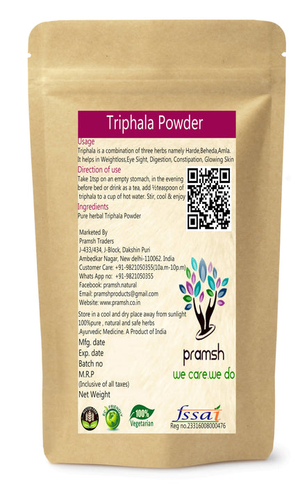Pramsh Premium Quality Triphala Herbal Powder - Local Option