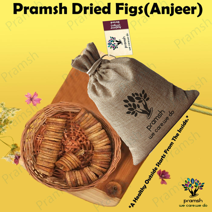 Pramsh Luxurious Quality Dried Figs|Anjeer (Unsulphured | No Added Sugar | Naturally Dehydrated) Figs - Local Option