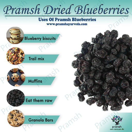 Pramsh Luxurious Quality Dried Blueberries Naturally - Local Option