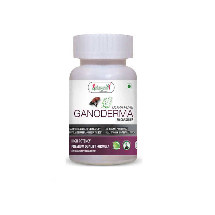 Vringra Ganoderma Capsules - Ganoderma Powder Capsules 60cap