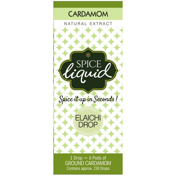 Spice Liquid Elaichi Drop/Cardamom for Tea, Sweets, Vegetables, Rice Dishes - 5ml 