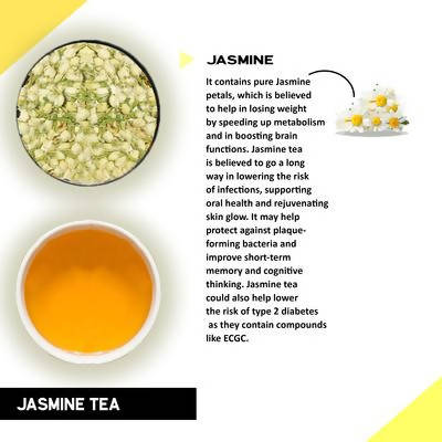 Jasmine Flower Tea Helps in Weight Loss, Skin Glow, Stress Relief