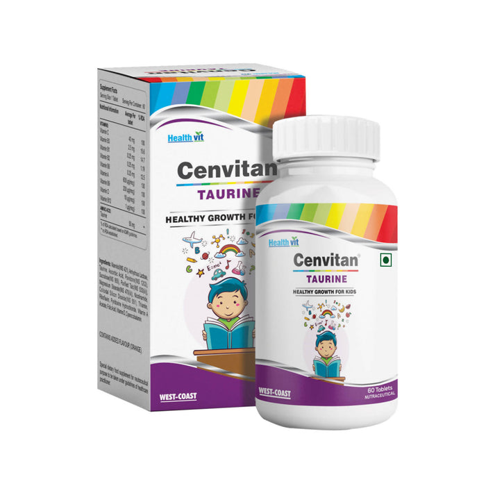 Healthvit Cenvitan Taurine Healthy Growth For Kids - 60 Tablets - Local Option