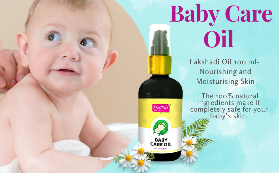 Preethy's Boutique Baby Care Oil (Lakshadi Oil) 100ml