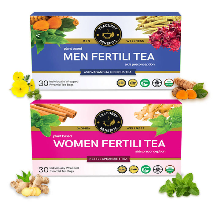 Men Women Fertility Support Tea with Diet Charts
