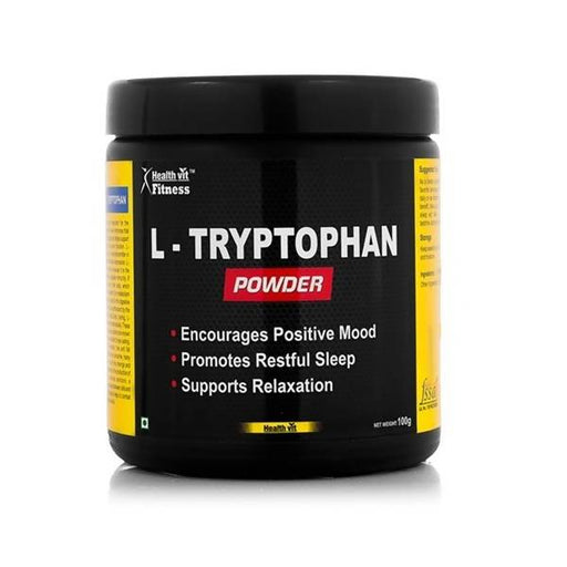 Healthvit Fitness L-Tryptophan Powder | 100GMS - Local Option