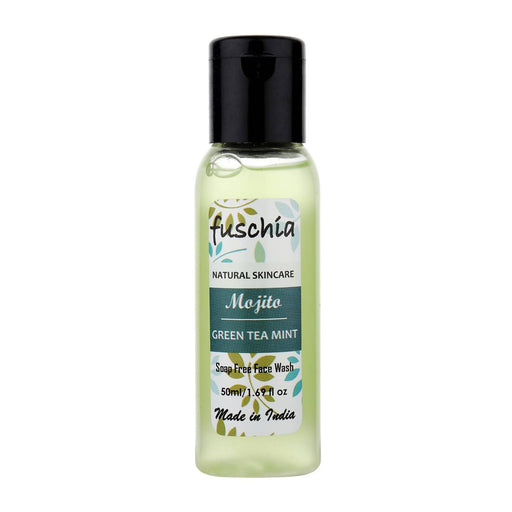 Fuschia Mojito Green Tea Mint Soap Free Face Wash - 50ml - Local Option