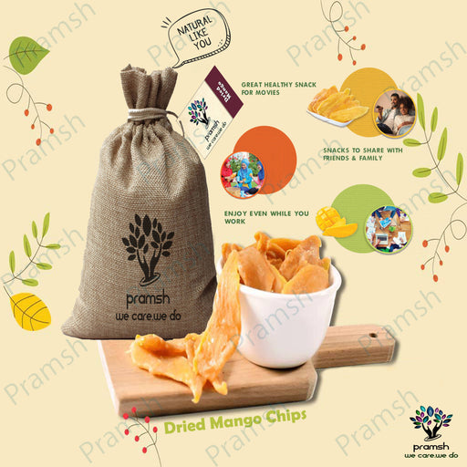 Pramsh Luxurious Quality Dried Mango (Unsulphured | Naturally Dehydrated) Mango - Local Option