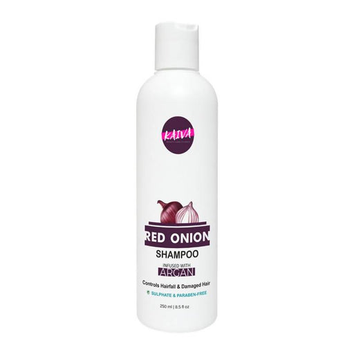 KAIVA | Red Onion & Argan Hair Shampoo for Hair Fall Control infused with Argan Oil - Local Option