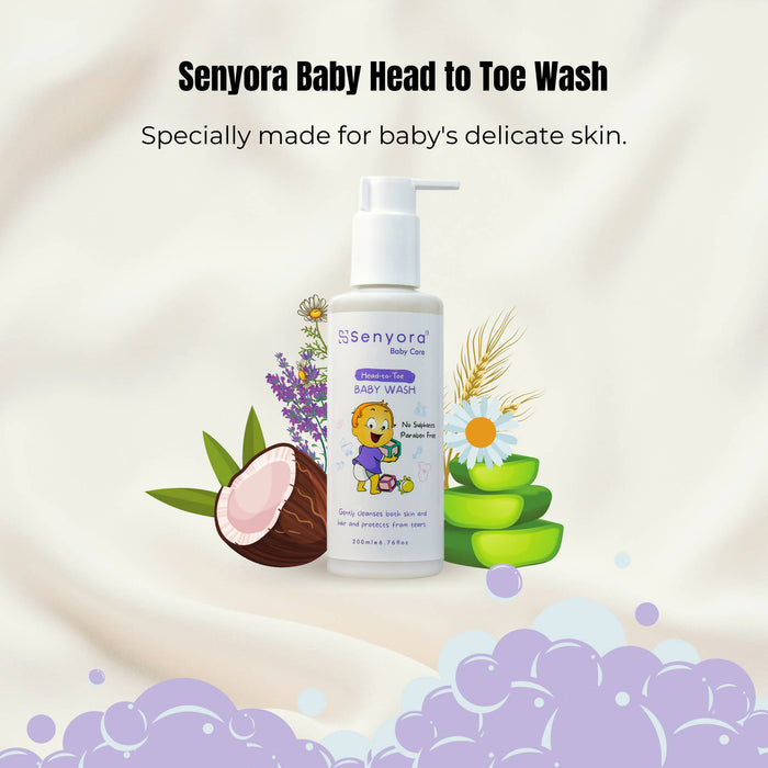 SENYORA BABY HEAD TO TOE WASH