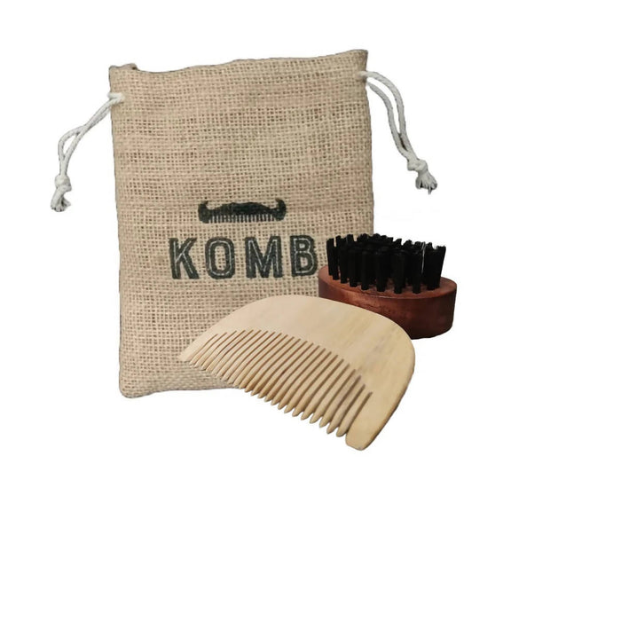 Komb Beard Grooming Kit (Beard Brush & Beard Comb)