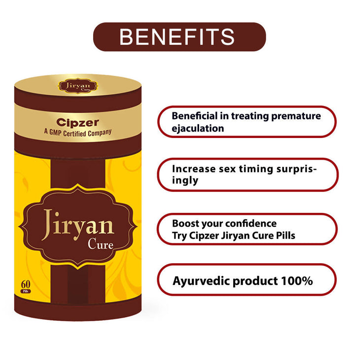 Cipzer Jiryan Cure Pills Best Supplement for Stamina in Bed 60 caplet