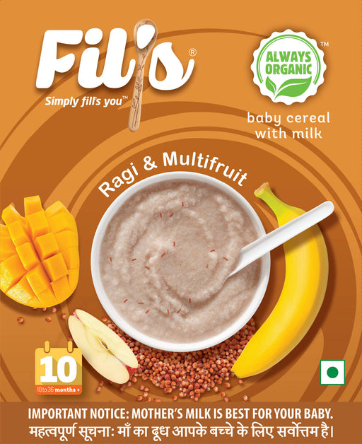 Fil's Organic Baby Cereal With Ragi & Multifruit - Local Option
