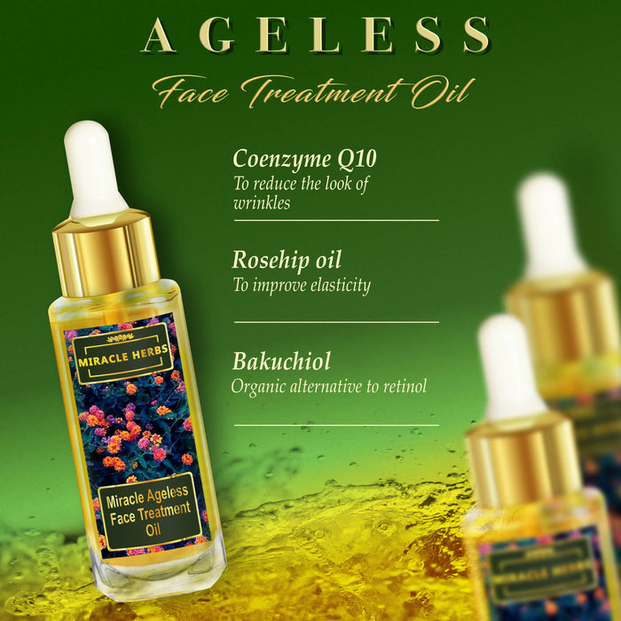 Miracle Herbs Ageless Face Treatment Oil - Local Option