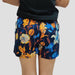 Whats Down Blue Floral Womens Boxers - Local Option