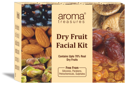 Aroma Treasures  DRY FRUIT FACIAL DIY Facial KIT (One Time Use Kit) - Local Option