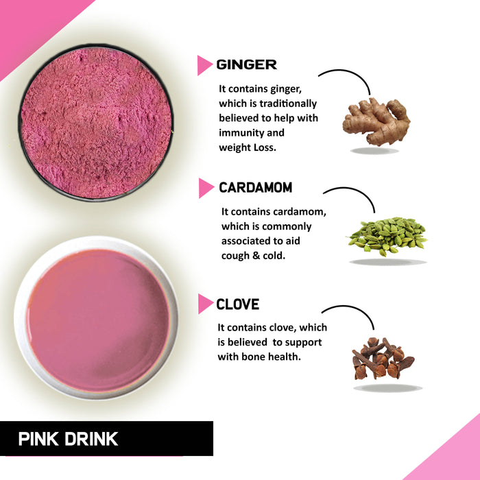 Pink Drink Mix - Helps with Immunity, Weight Loss and Bone Strength