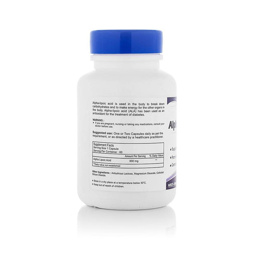 Healthvit Alpha Lipoic Acid 300MG | 60 Capsules - Local Option