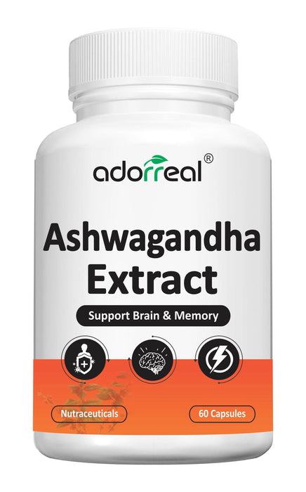 Adorreal Ashwagandha Withania Somnifera Extract 60 Capsules