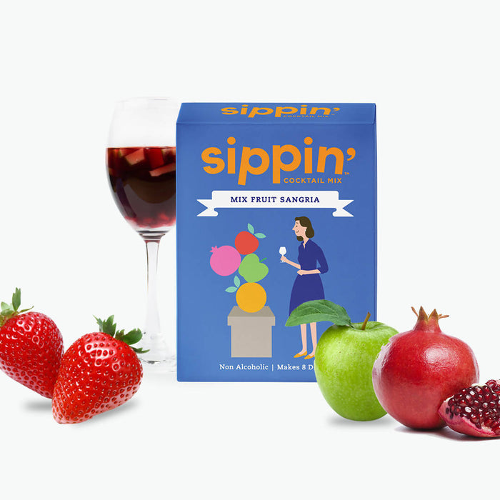 Sippin' Mix Fruit Sangria Cocktail Mix- 8 Drink Pack - Local Option