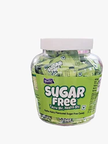 Derby Kacha Kairy Flavoured Sugar-Free Hard Candies | 100 Candies / 280gm
