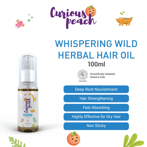 Whispering Wild Herbal Hair Oil - Kids & Teens [Unisex] - Local Option
