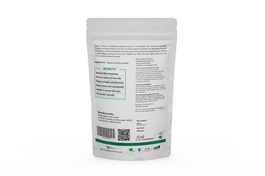 Organic Kasturi Haldi Powder 100g