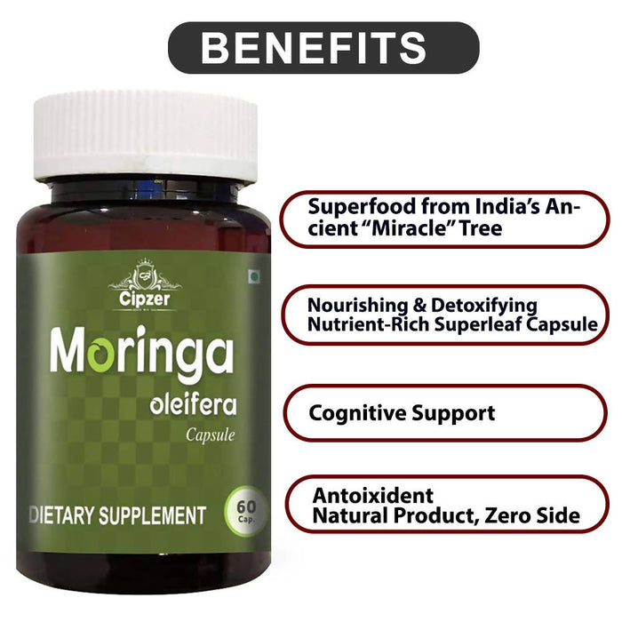 Moringa Oleifera Capsule Nourishing & detoxifying nutrient-rich superleaf 60 capsule