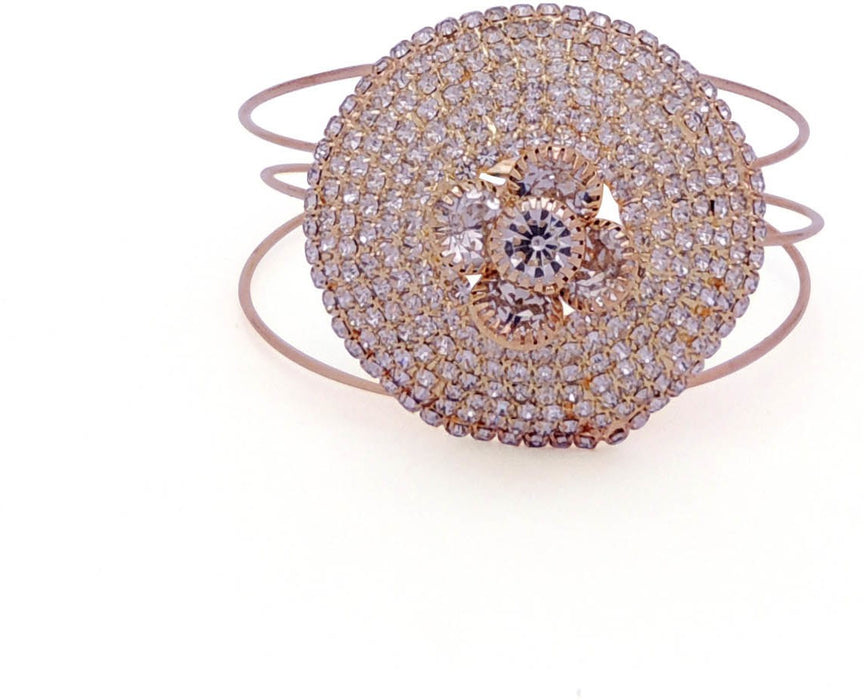 SATYAMANI Women's Gold Plated Bracelet with beautiful Zircon Stones