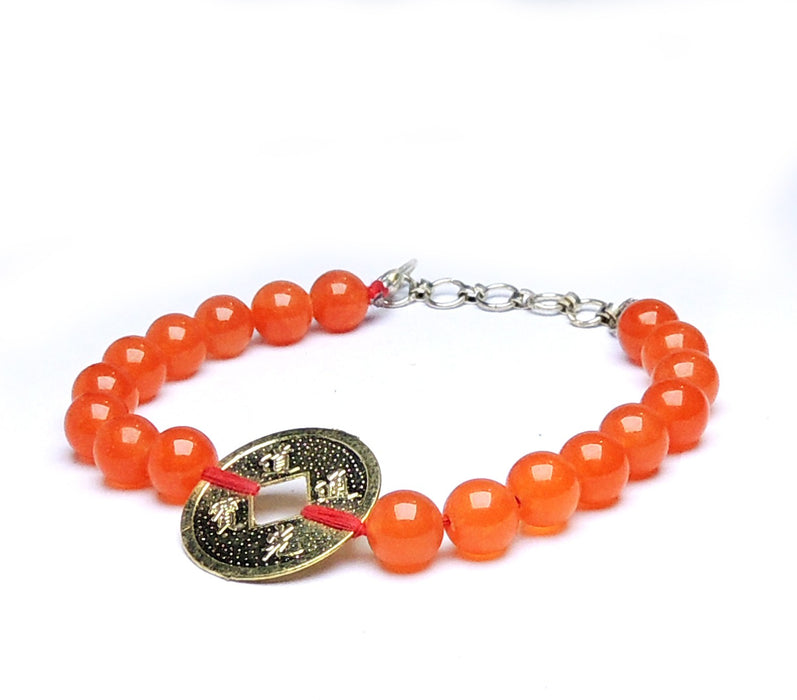 SATYAMANI Natural Energized Original Confidence with Coin Handcrafted Bracelet
