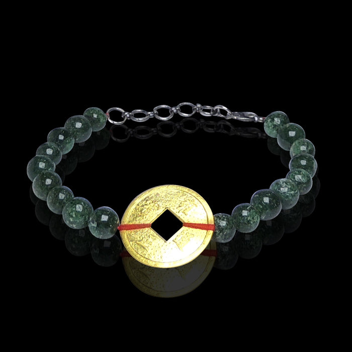 SATYAMANI Natural Energized Multicolour Crystal Wealth Bracelet for Men and Women