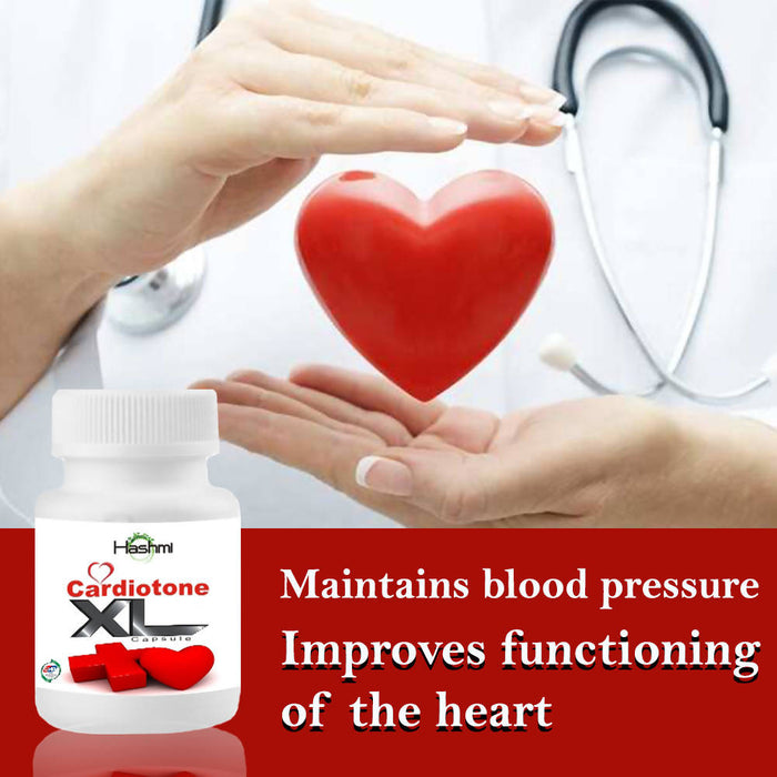 Hashmi Cardiotone-XL | Improves blood flow to heart | Strengthens heart muscles.