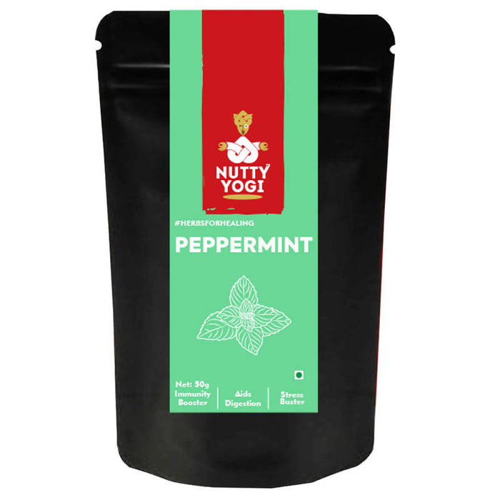 Nutty Yogi Peppermint Leaves Dried - 50gm