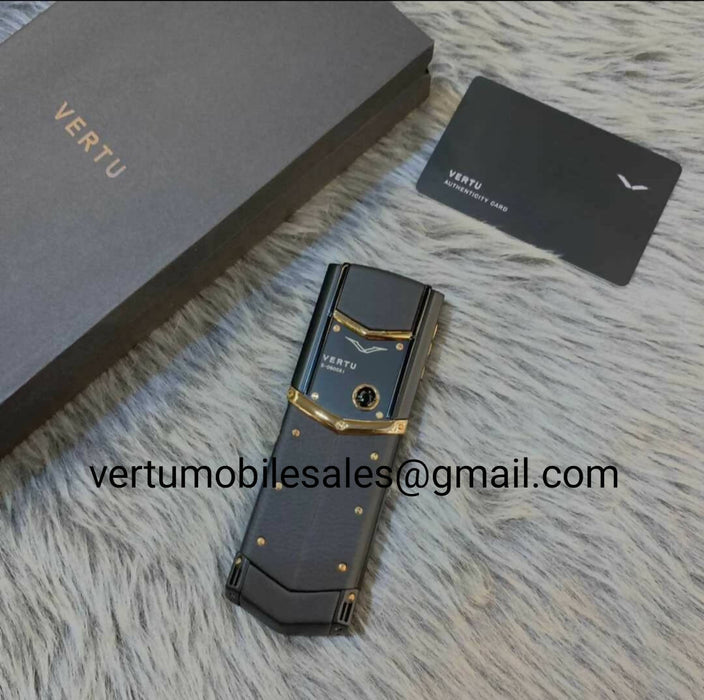 Vertu Signature Black Rosegold Keypad Button Mobile Phone (Pre Order)