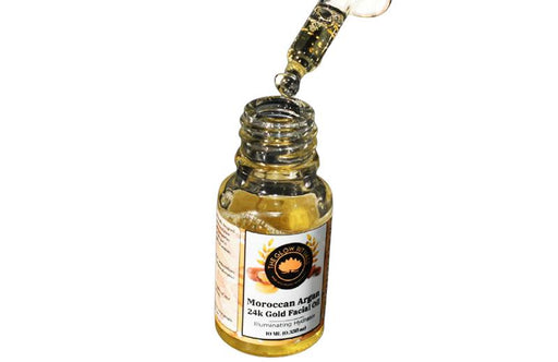 the glow rituals 24k gold argan oil face serum - Local Option