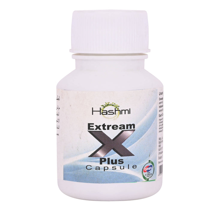 Hashmi Extream-X-Plus Capsule for Booster Herbal Capsules For Men's, More Powerful Ingredients for Stamina, 100% Ayurvedic