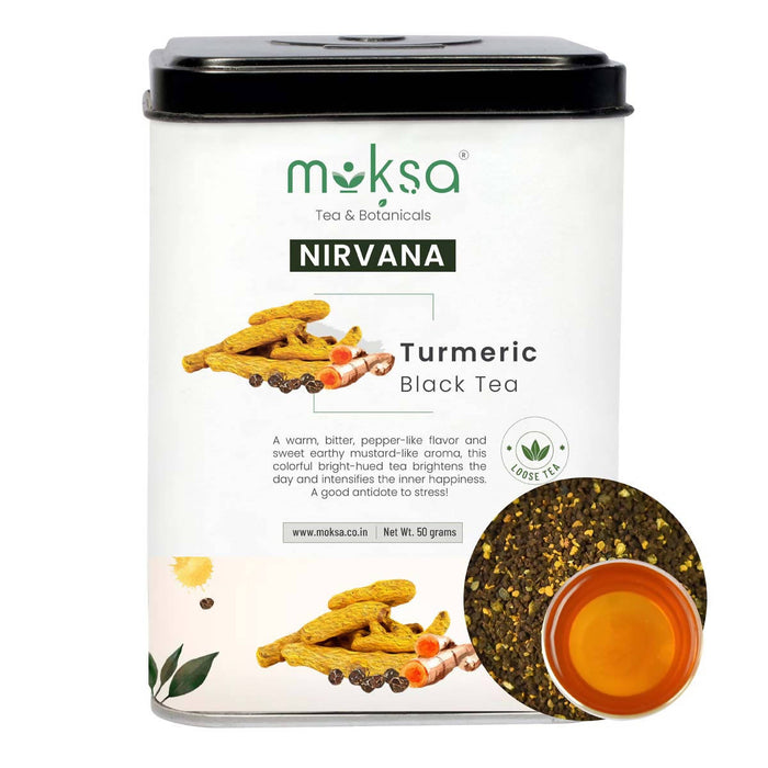 Moksa - Turmeric Black Loose Leaves Tea | Antioxidants | 35g