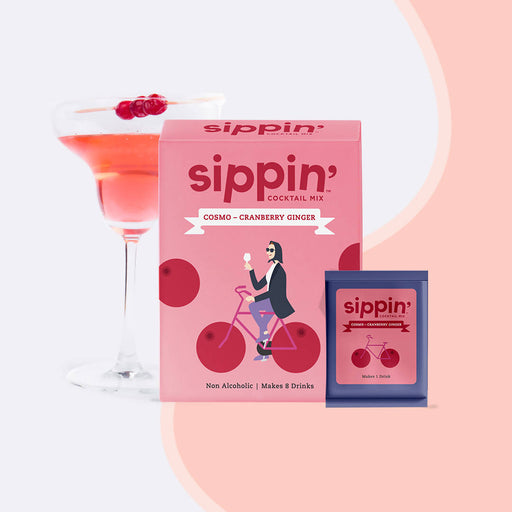 Sippin' Cosmo-Cranberry Ginger Cocktail Mix- 8 Drink Pack - Local Option