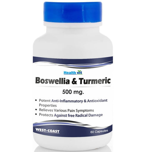 Healthvit Boswellia Turmeric 500MG Extract | 60 Capsules - Local Option
