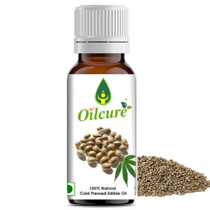 Oilcure Hemp Seed Oil Cold Pressed- 100 ml