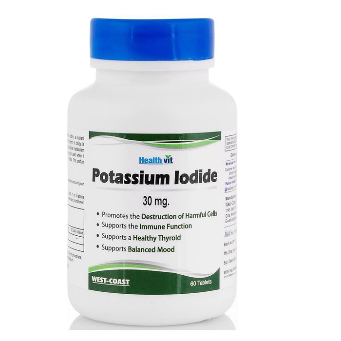 Healthvit Potassium Iodide 30MG | 60 Tablets - Local Option