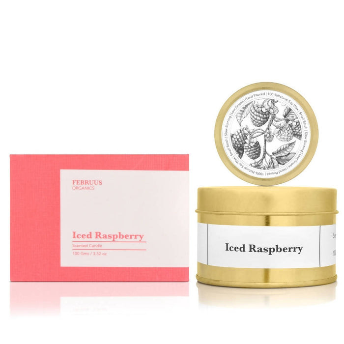 ICED RASPBERRY SCENTED CANDLE - Local Option