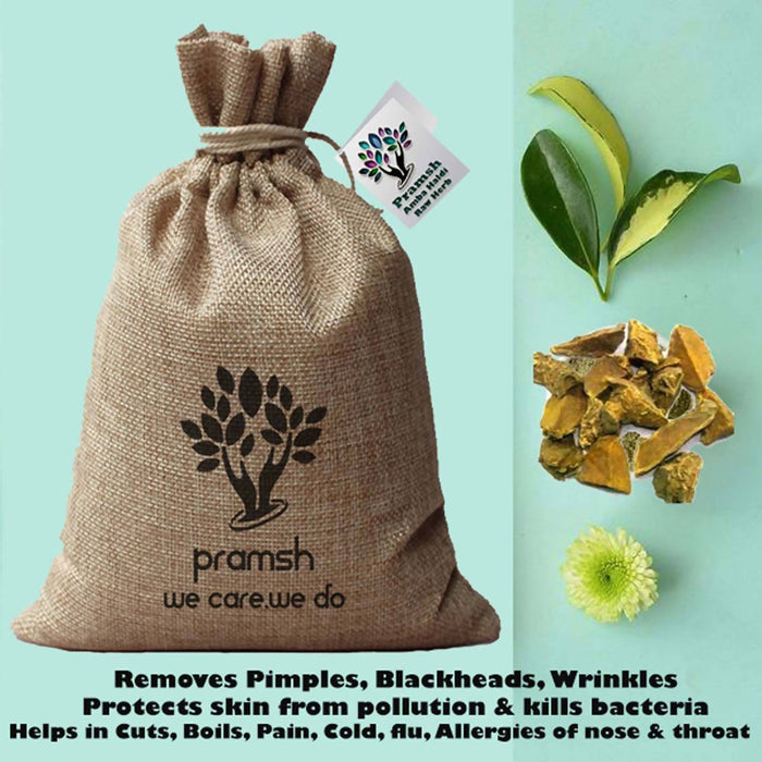 Pramsh Luxurious Organically Dried Amba Haldi/Mango Ginger Raw(Whole) Packed In Eco-Friendly Bag