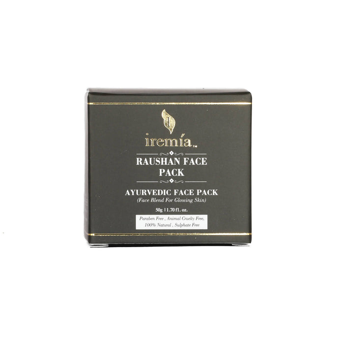 Raushan Face Mask | Ayurvedic Face Pack | Face Blend for Glowing Skin - Local Option