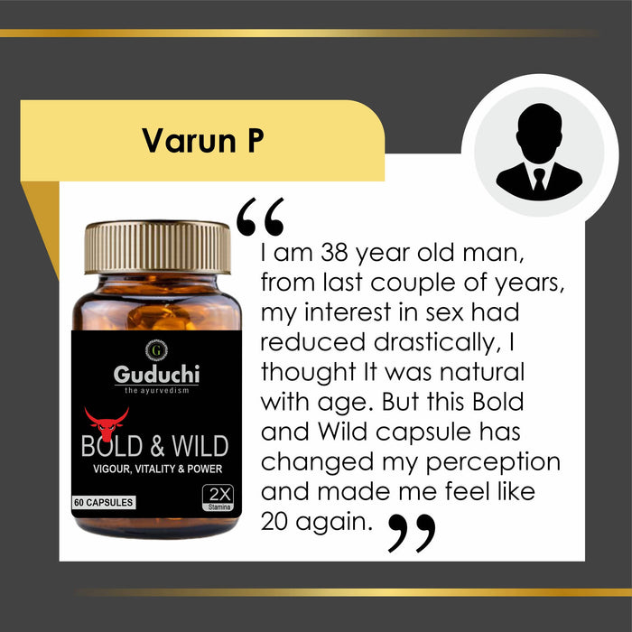 Men's Wellness supplement | Boosts Performance & Stamina for Men | Gives Vigour & Strength | All Natural Ingredients