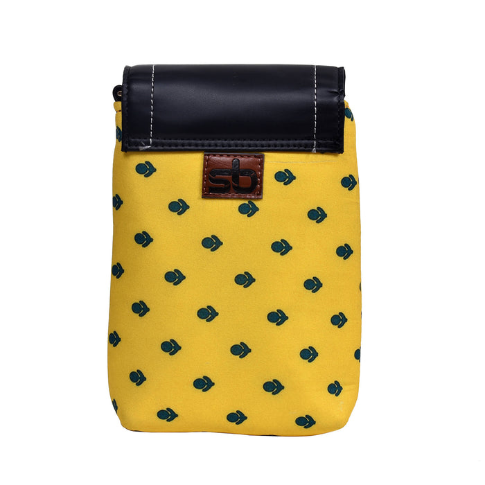 Style Bite Yellow Mobile Sling Pouch