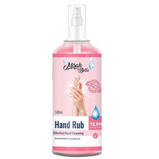 Mirah Belle - Hand Cleanser Sanitizer Spray - 500 ml - Best for Men, Women and Children - Sulfate and Paraben Free Hand Rub - Local Option