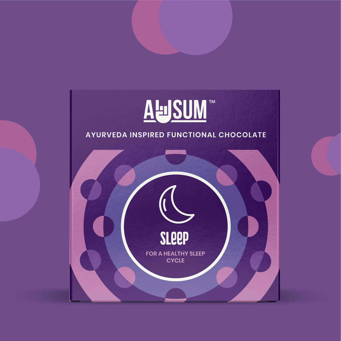 Awsum Sleep Functional Ayurveda Chocolate for Men & Women for Sleeping Aid Problem for Improved & Healthy Peaceful Sleep - Pack of 5